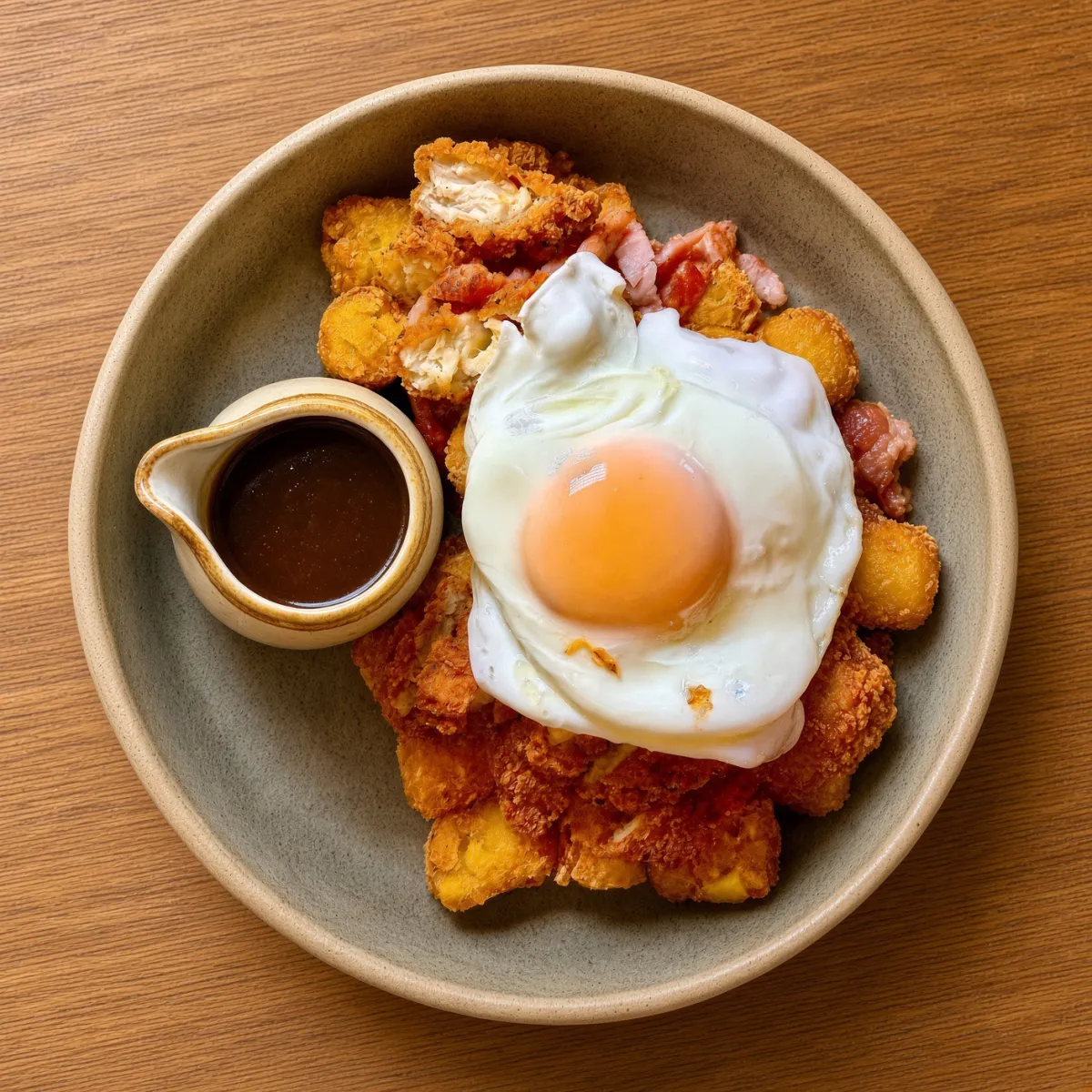 Chicken & Crunch from above